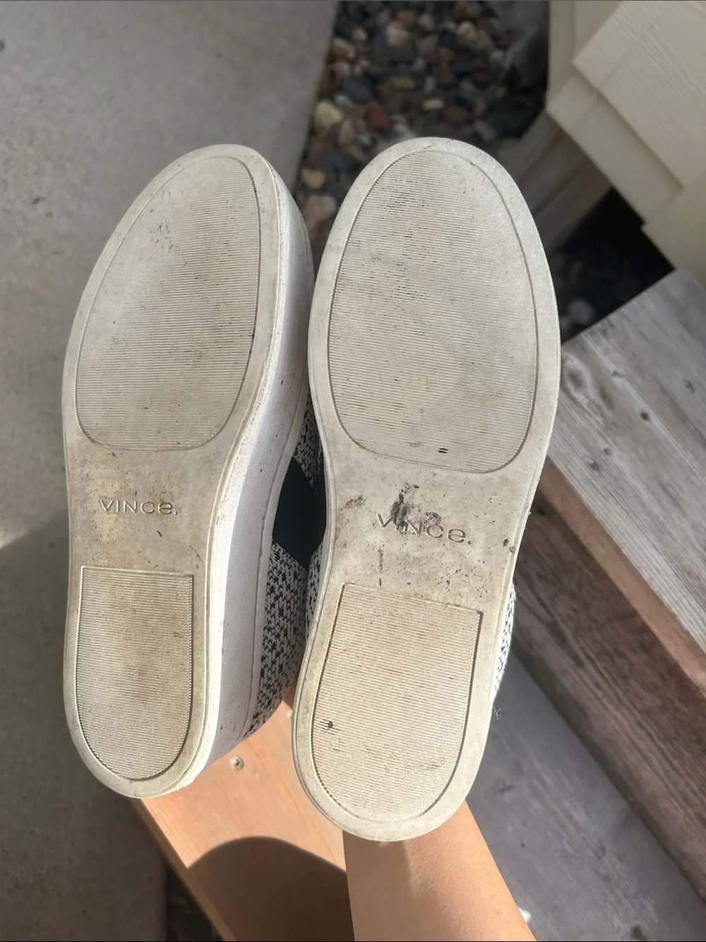 Vince Warren Platform Slip-On Sneaker Gray 36.5